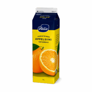 Valio appelsiinitäysmehu 1 l perinteinen rullakko
