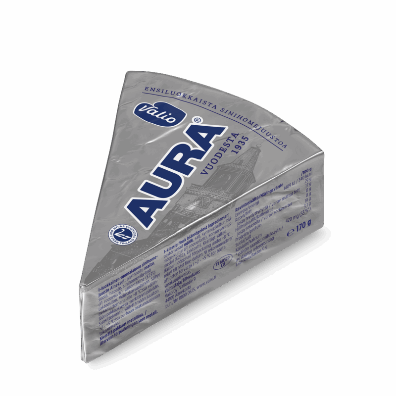 Valio AURA® sinihomejuusto pala e170 g