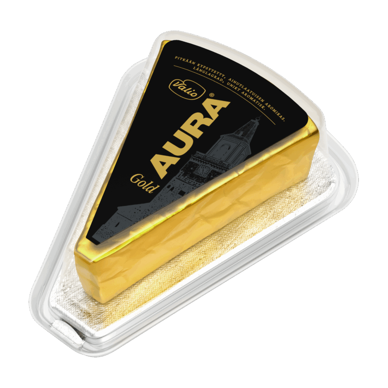 Valio AURA® Gold sinihomejuusto pala e125 g