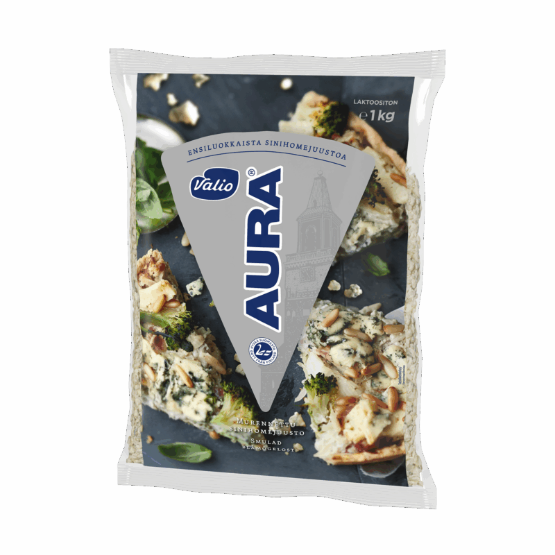 Valio AURA® sinihomejuusto murennettu e1 kg