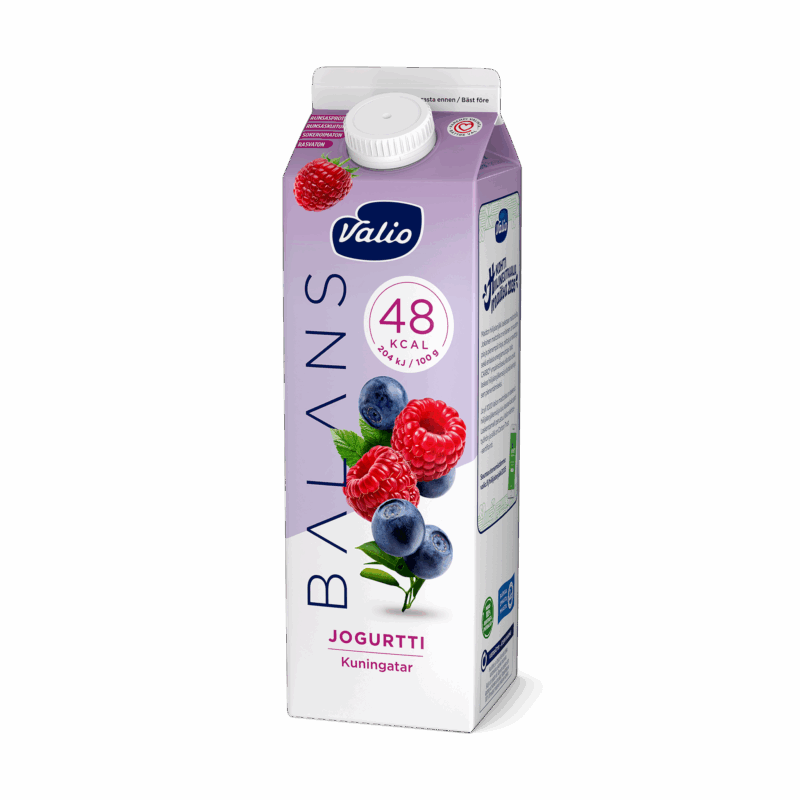 Valio Balans jogurtti kuningatar rasvaton laktoositon 1 kg