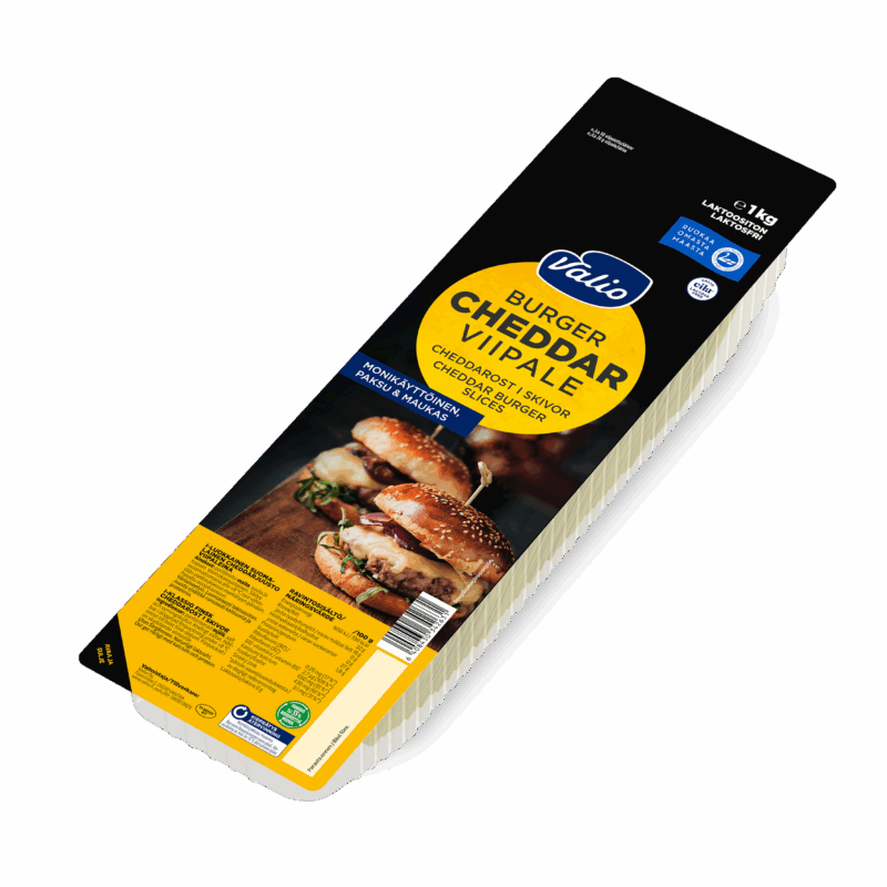 Valio Burgerviipale cheddar juusto e1 kg