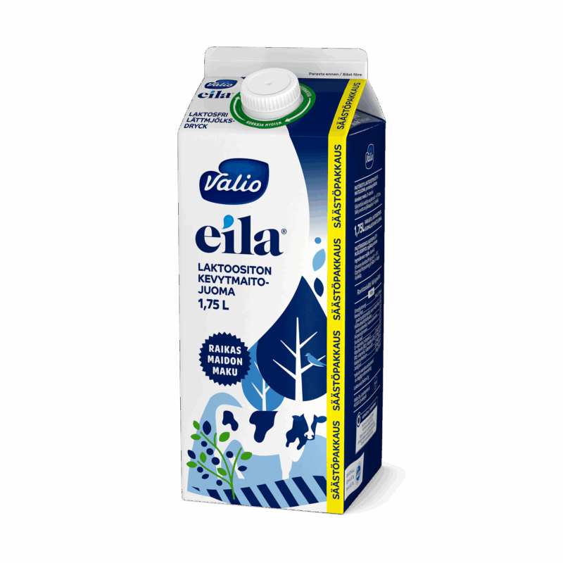 Valio Eila® kevytmaitojuoma 1,75 l laktoositon rullakko