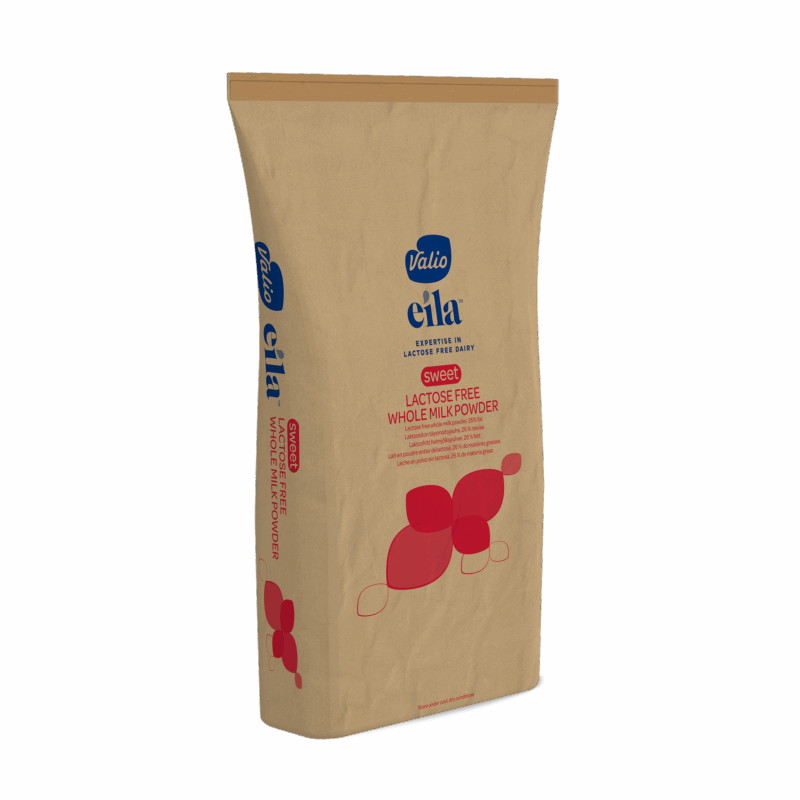Valio Eila SWEET laktoositon täysmaitojauhe 25 kg