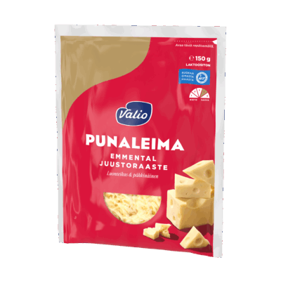 Valio Punaleima emmental juustoraaste e150 g