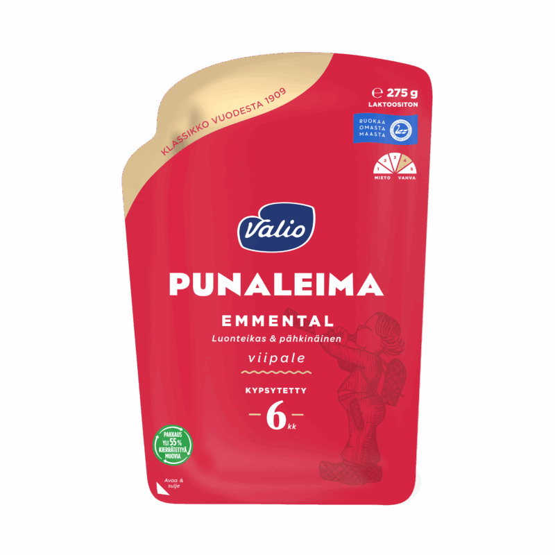 Valio Punaleima emmental juustoviipale e275 g