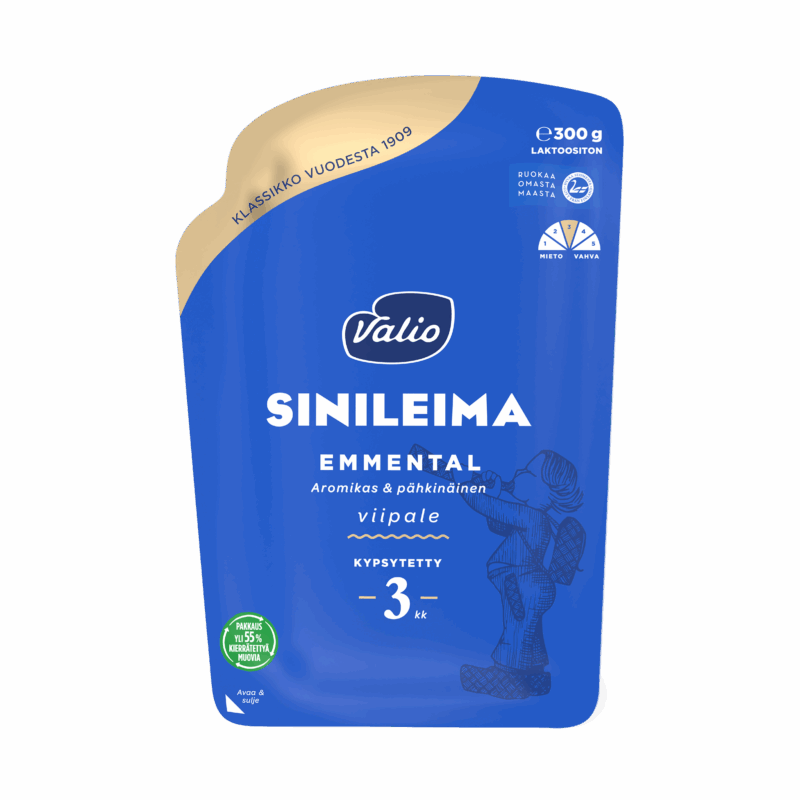 Valio Sinileima emmental juustoviipale e300 g