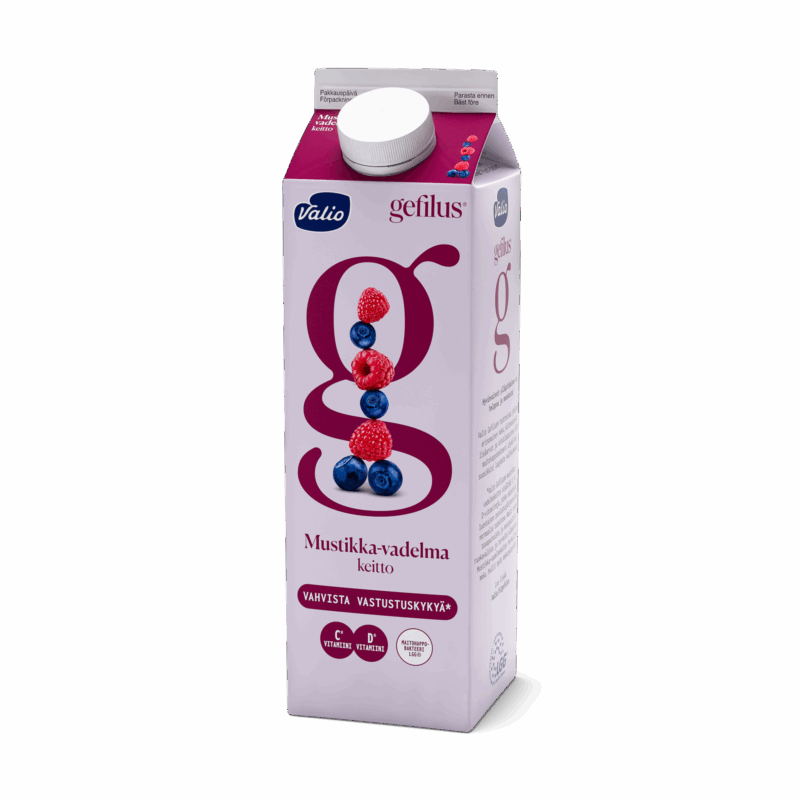 Valio Gefilus® mustikka-vadelmakeitto 1 kg