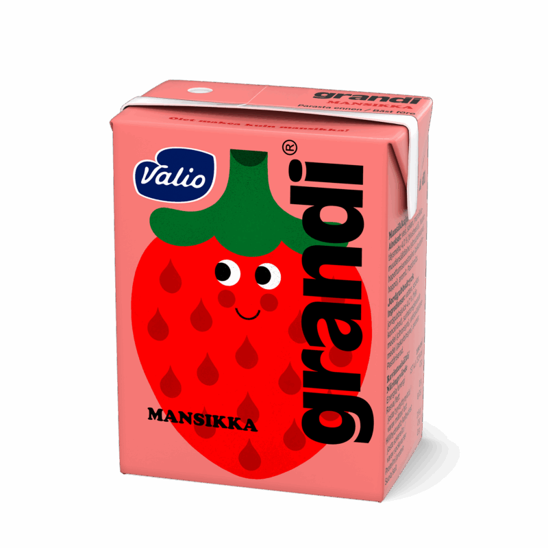 Valio Grandi® mansikka mehujuoma 2 dl
