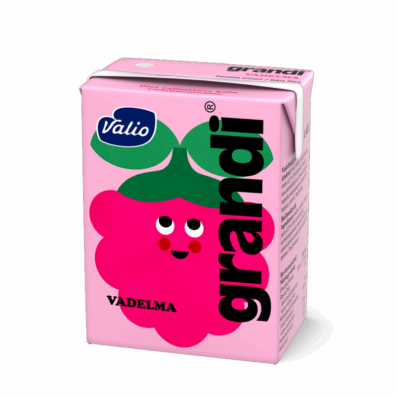 Valio Grandi® vadelma mehujuoma 2 dl