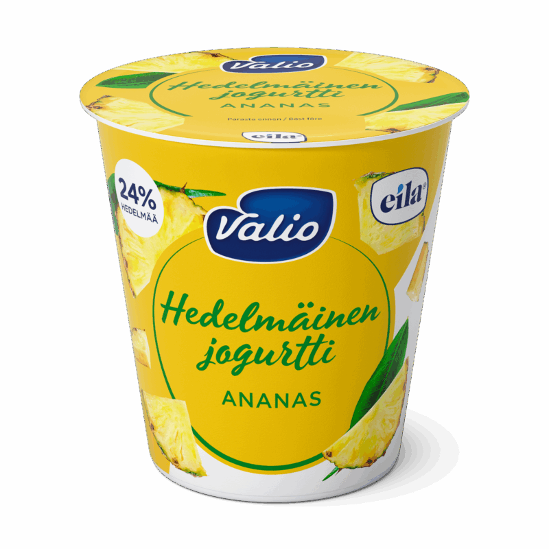 Valio hedelmäinen jogurtti ananas laktoositon 150 g