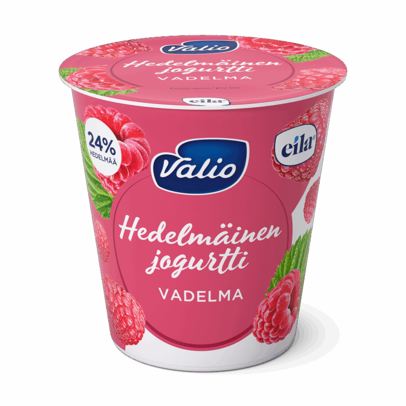 Valio hedelmäinen jogurtti vadelma laktoositon 150 g