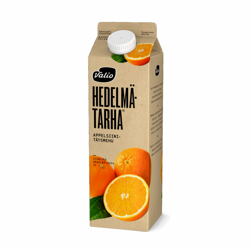 Valio Hedelmätarha® appelsiinitäysmehu 1 l hedelmälihaa