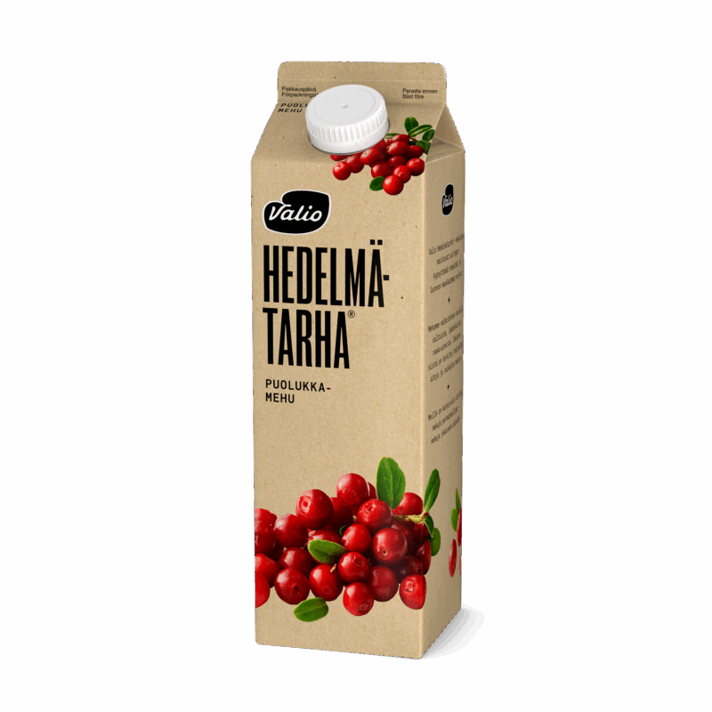 Valio Hedelmätarha® puolukkamehu 1 l