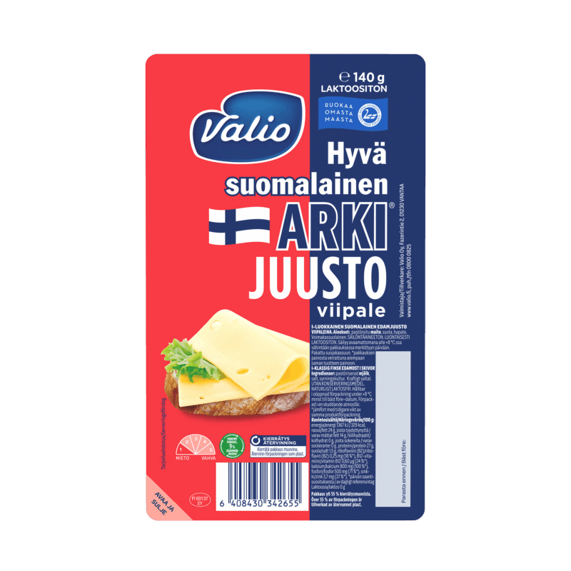Valio Hyvä suomalainen Arki® juustoviipale e140 g