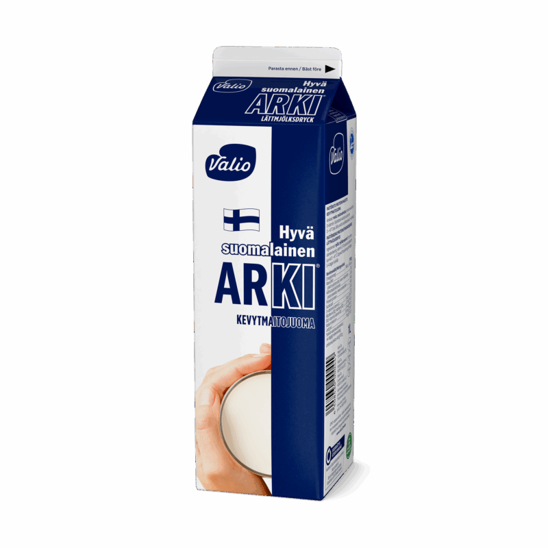 Valio Hyvä suomalainen Arki® kevytmaitojuoma 1 l rullakko