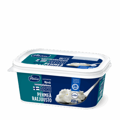 Valio Hyvä suomalainen Arki® pehmeä raejuusto laktoositon 450 g