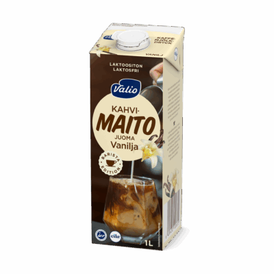 Valio kahvimaitojuoma vanilja 1 l laktoositon UHT