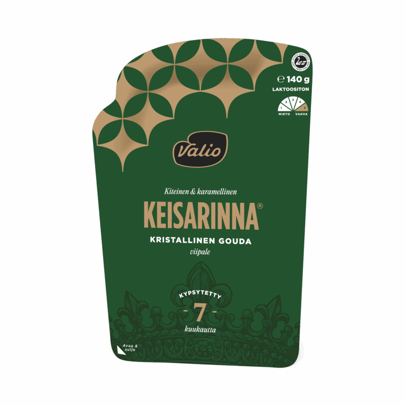 Valio Keisarinna® kristallinen gouda juustoviipale e140 g