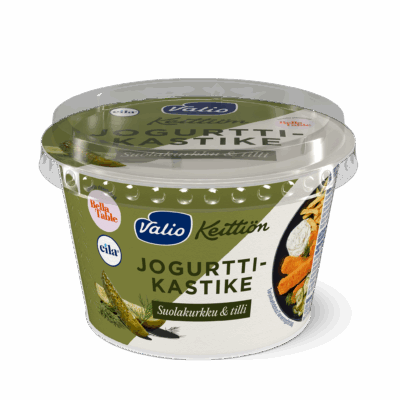 Valio Keittiön jogurttikastike suolakurkku-tilli laktoositon 180 g