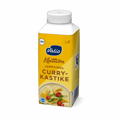 Valio Keittiön kermainen currykastike laktoositon 3 dl