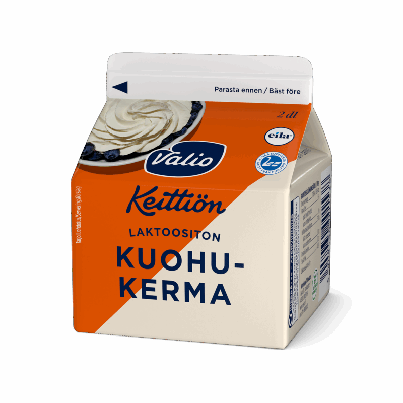 Valio Keittiön kuohukerma laktoositon 2 dl