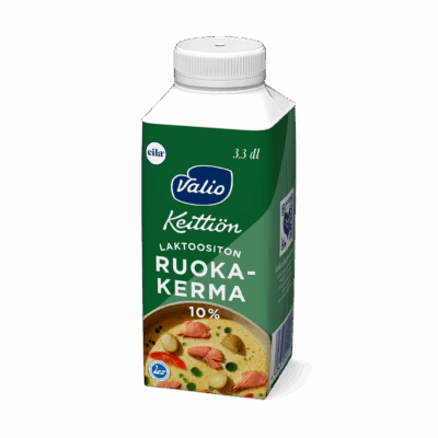 Valio Keittiön ruokakerma 10 % laktoositon 3,3 dl