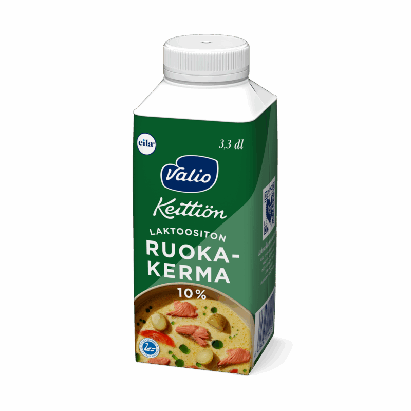 Valio Keittiön ruokakerma 10 % laktoositon 3,3 dl