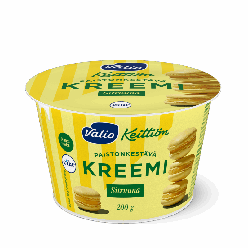 Valio Keittiön sitruunakreemi laktoositon 200 g