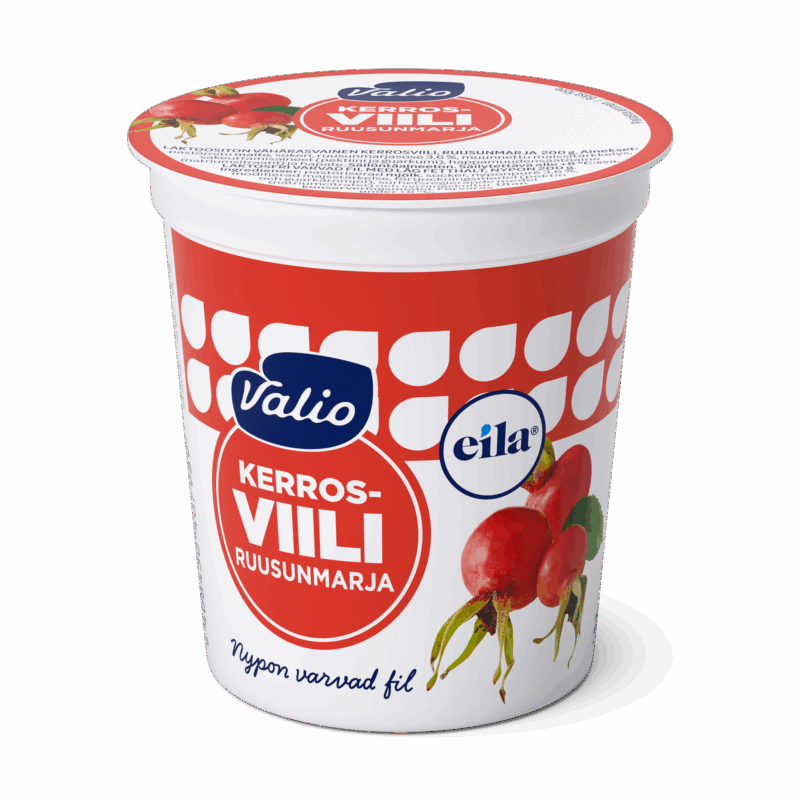 Valio kerrosviili ruusunmarja 1 % laktoositon  200 g