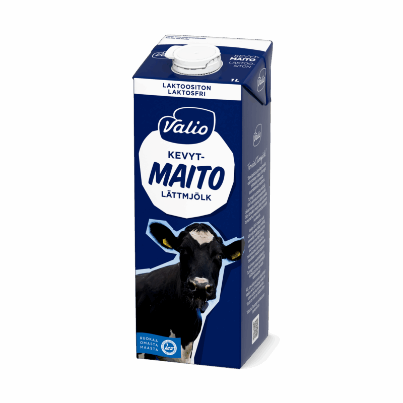 Valio kevytmaito 1 l laktoositon UHT teholava