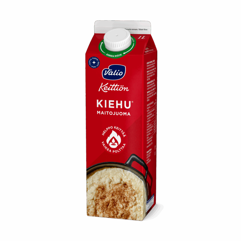 Valio Keittiön Kiehu® maitojuoma 1 l rullakko