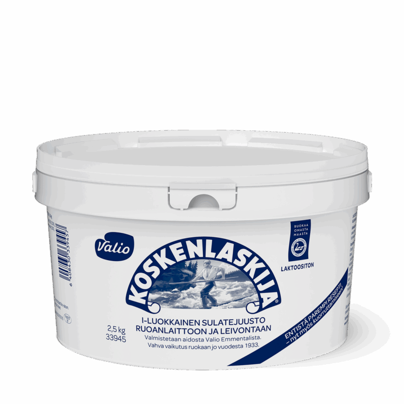 Valio Koskenlaskija® maustamaton sanko laktoositon e2,5 kg