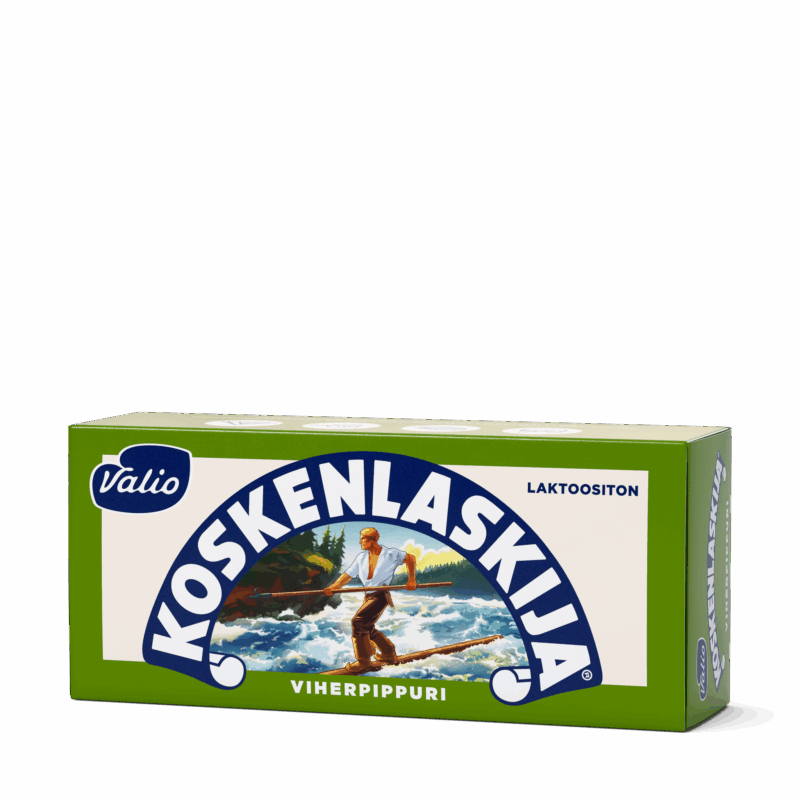 Valio Koskenlaskija® viherpippuri sulatejuusto laktoositon e250 g