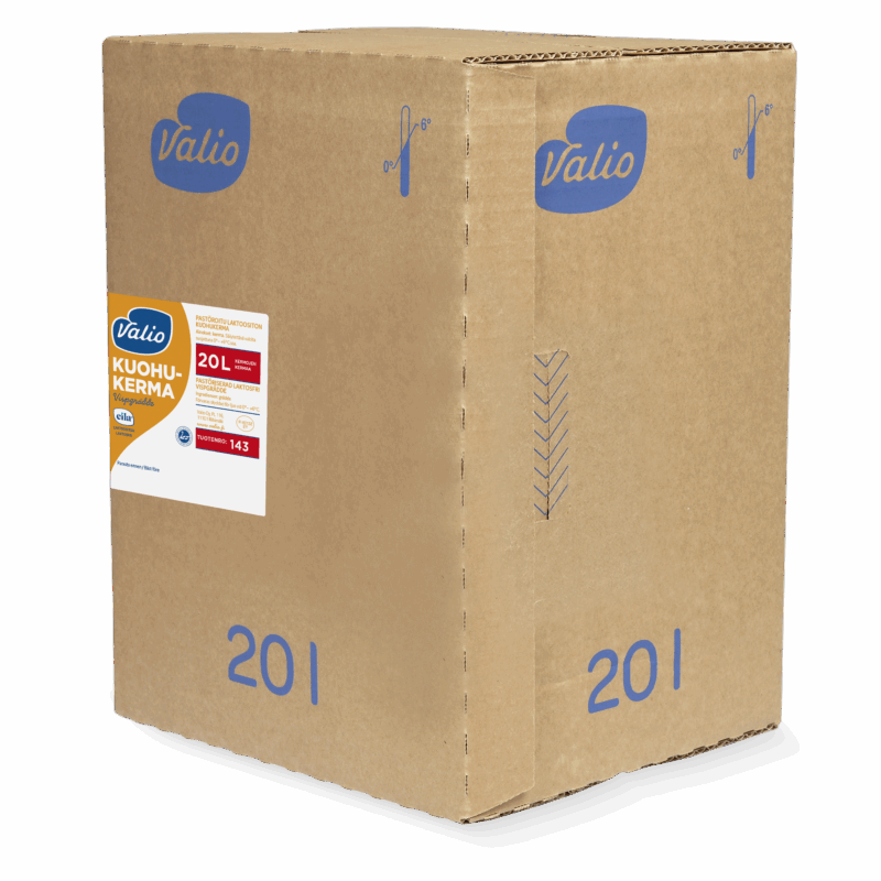 Valio kuohukerma laktoositon novobox 20 l