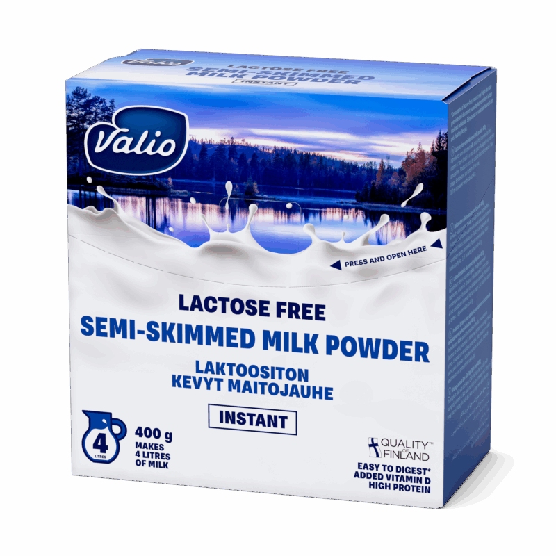 Valio laktoositon kevyt maitojauhe instant 400 g