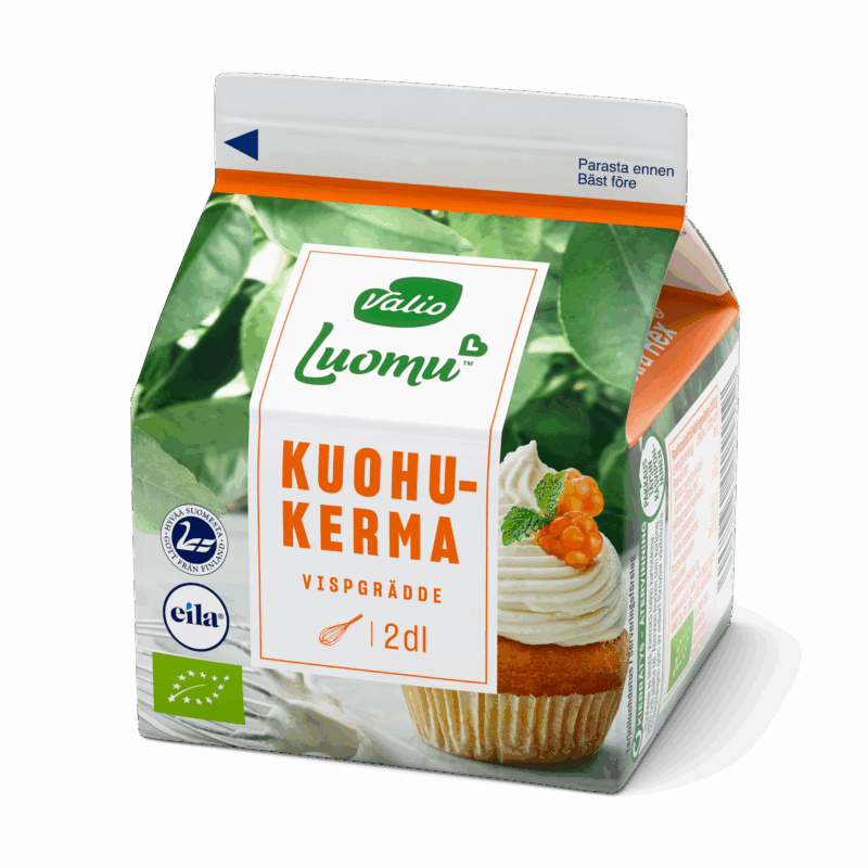 Valio Luomu™ kuohukerma laktoositon 2 dl