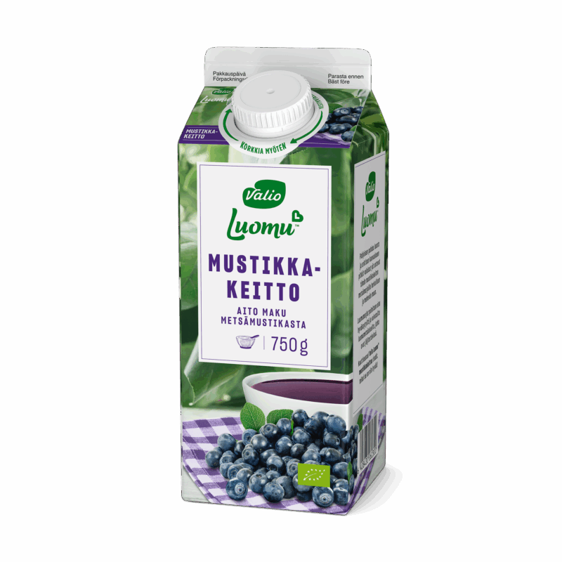Valio Luomu™ mustikkakeitto 750 g