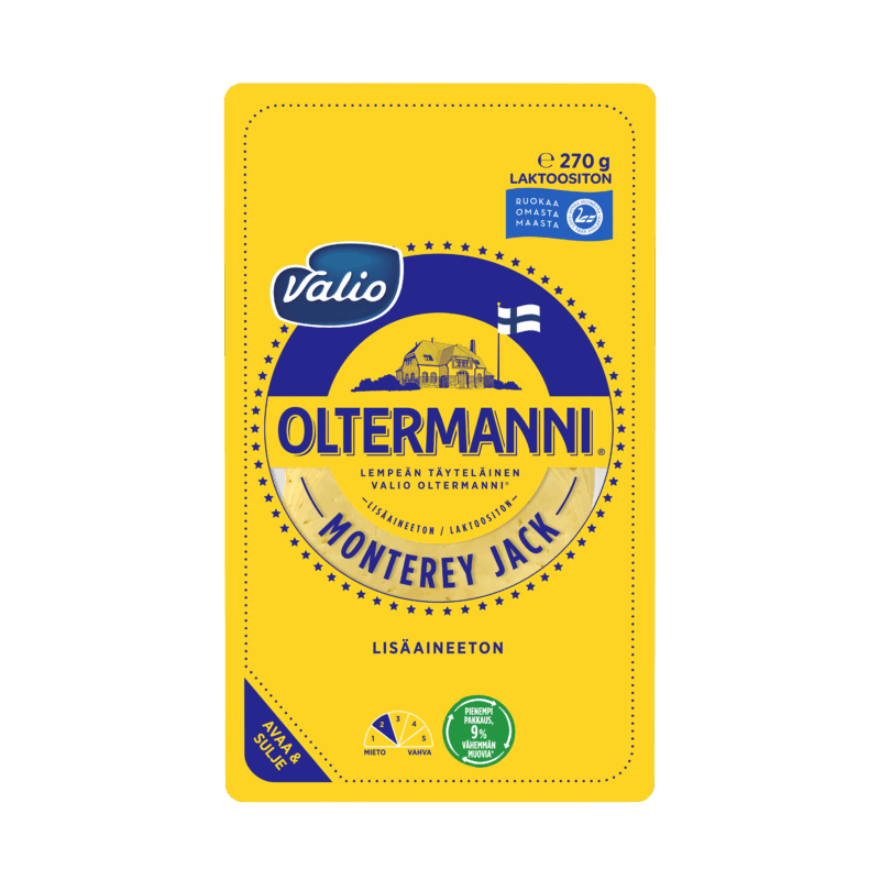 Valio Oltermanni® Monterey Jack juustoviipale e270 g