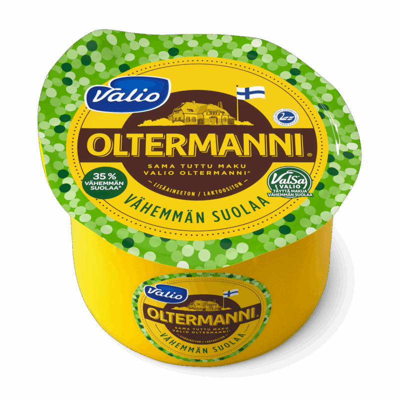 Valio Oltermanni® Vähemmän suolaa ValSa® kermajuusto e900 g