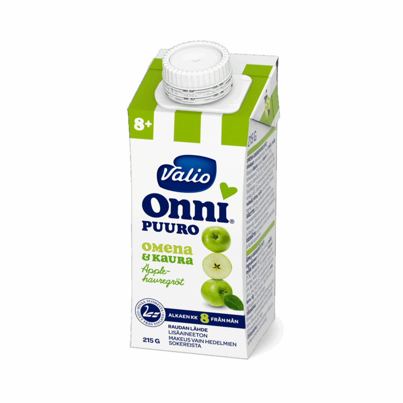 Valio Onni® omena-kaurapuuro 215 g UHT (alk 8 kk)