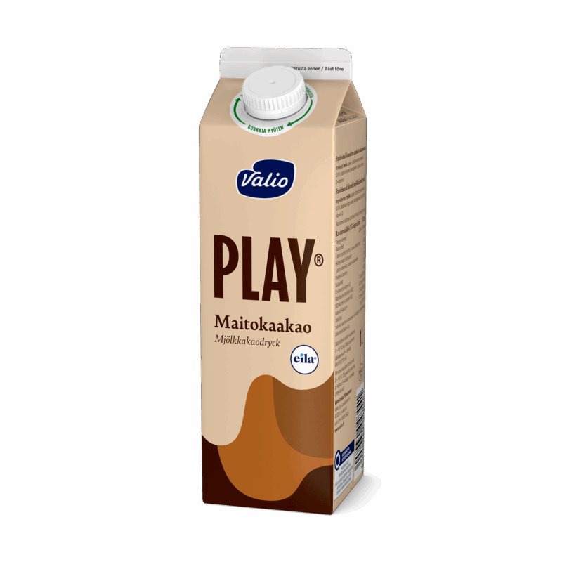 Valio Play® maitokaakaojuoma 1 l laktoositon