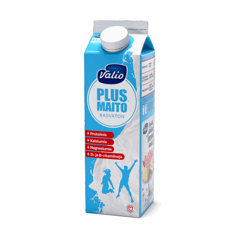 Valio Plus™ rasvaton maito 1 l