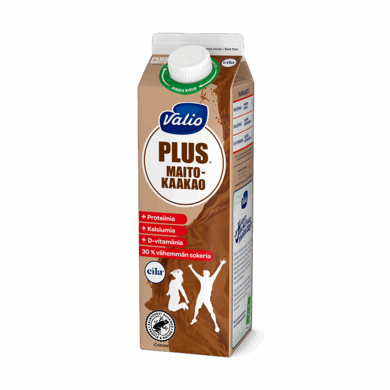 Valio Plus™ maitokaakaojuoma 1 l laktoositon