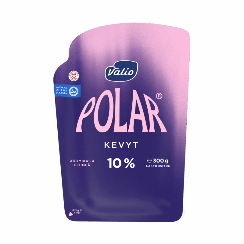 Valio Polar® Kevyt 10 % juustoviipale e300 g