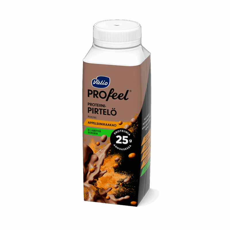 Valio PROfeel® proteiinipirtelö 2,5 dl appelsiinikaakao laktoositon