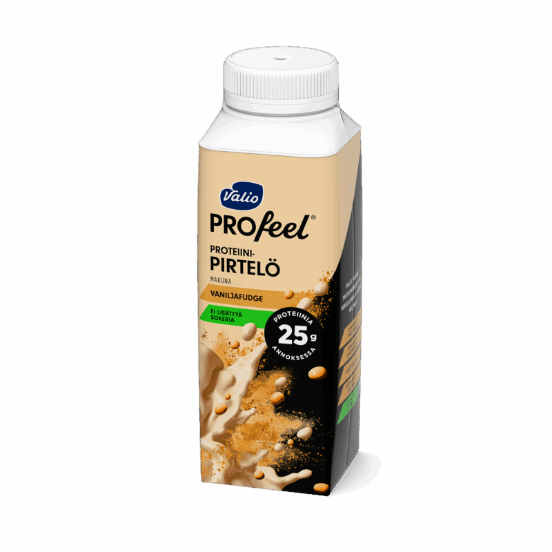 Valio PROfeel® proteiinipirtelö 2,5 dl vaniljafudge laktoositon