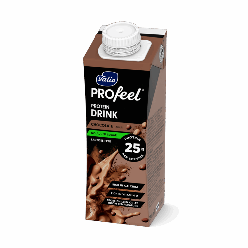 Valio PROfeel® sokeroimaton proteiinijuoma suklaa 250 ml UHT laktoositon