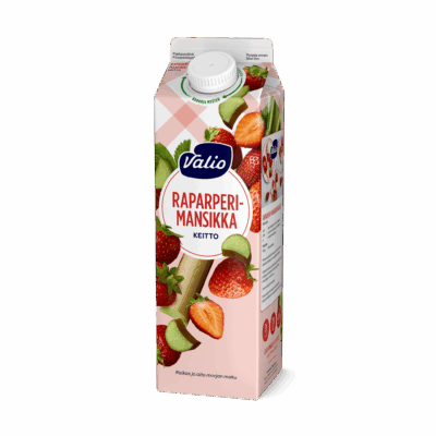 Valio raparperi-mansikkakeitto 1 kg