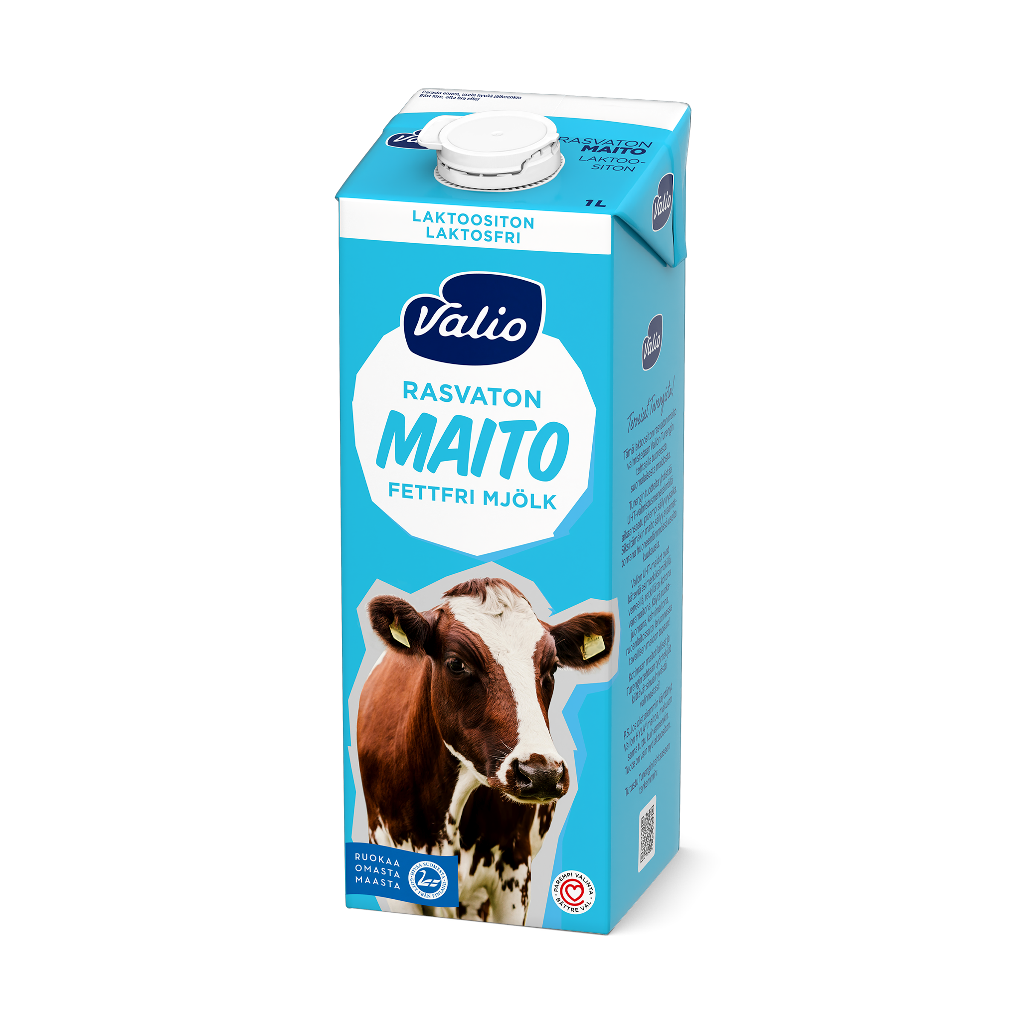 Valio Rasvaton Maito Laktoositon UHT Valio